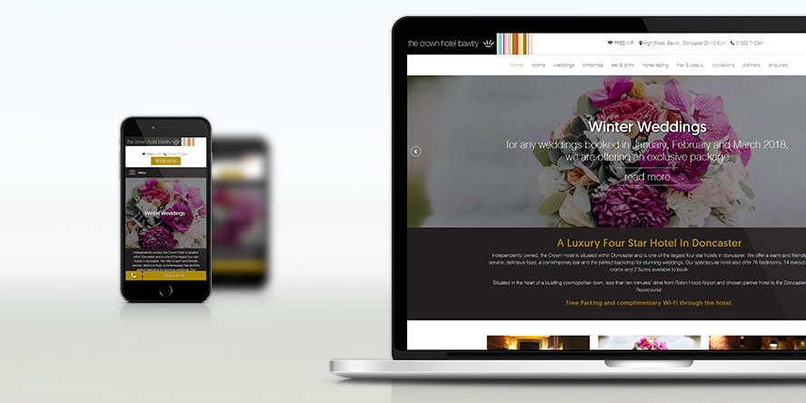 Crown Hotel Bawtry Responsive Web Design