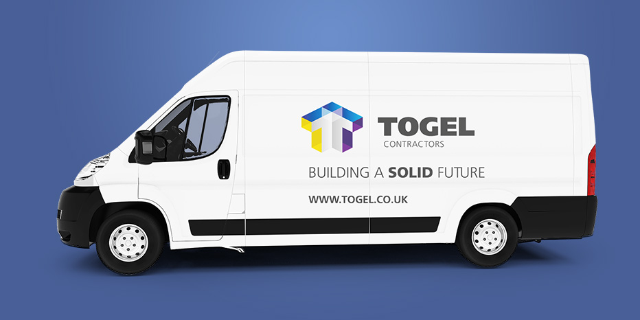 Togel Logo Applied to Van Livery